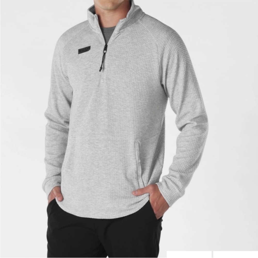 NWT Evoshield Men’s Medium light grey 1/4 zip Pullover Sweatshirt